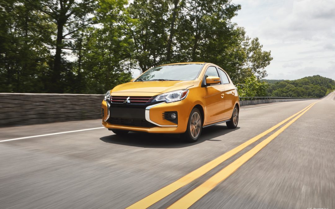 2021 Mitsubishi Mirage receives extensive styling and content updates (U.S. Prototype)