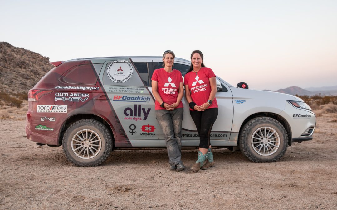 Mitsubishi Motors North America, Inc. supports Team Record the Journey in the 2020 Rebelle Rally.